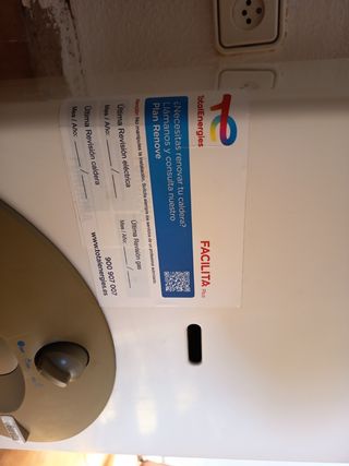 Calentador de gas natural