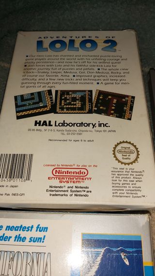 Pack 3 juegos nintendo nes en caja