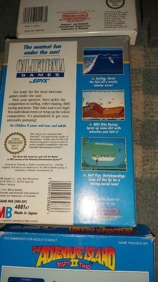 Pack 3 juegos nintendo nes en caja