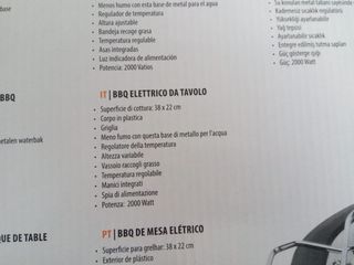 Piastra elettrica per Barbecue 