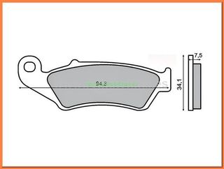 Pastillas de freno Suzuki Yamaha Super-Motard