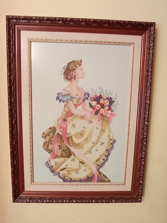 Cuadro de punto de cruz.