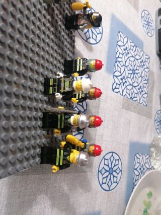 Lego minifiguras bomberos