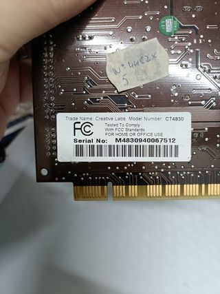 Tarjeta de sonido Creative