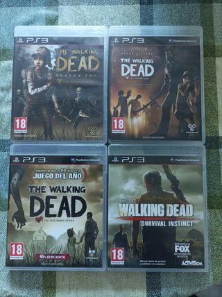 Pack juegos saga completa de THE WALKING DEAD PS3