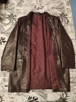 Chaquetón de piel mujer