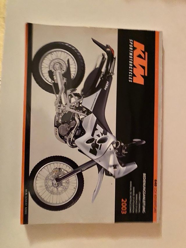 Manual instrucciones KTM lc4 640 adventure