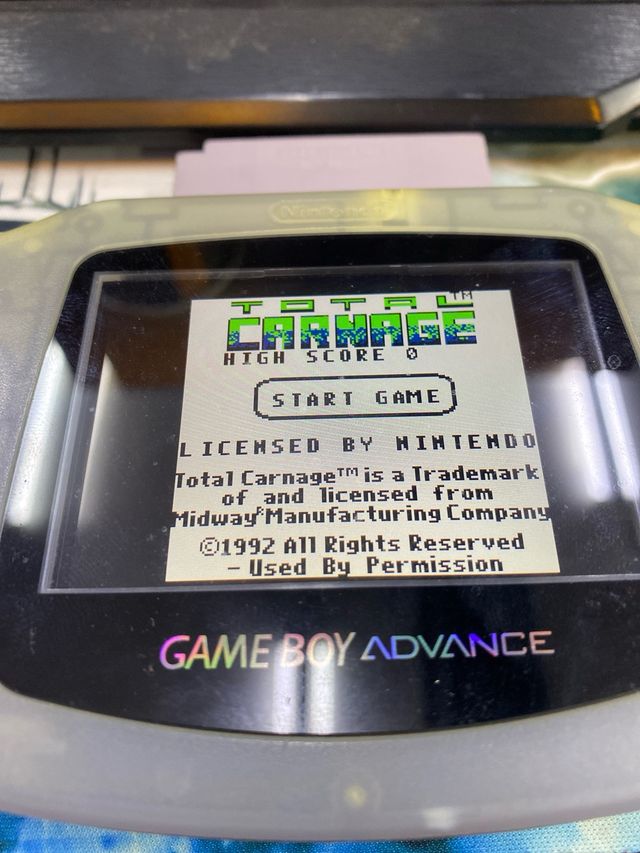 Total Carnage Game Boy