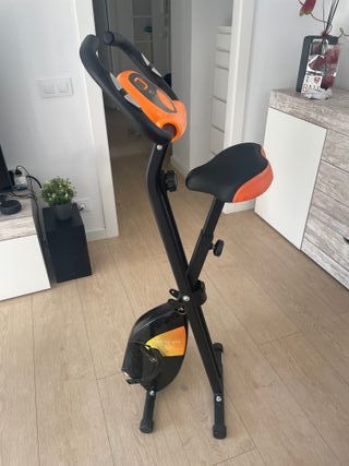 Bicicleta estática plegable