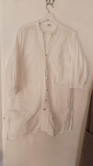 Camisa larga abierta