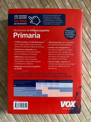 Diccionario Primaria Lengua Española ANAYA