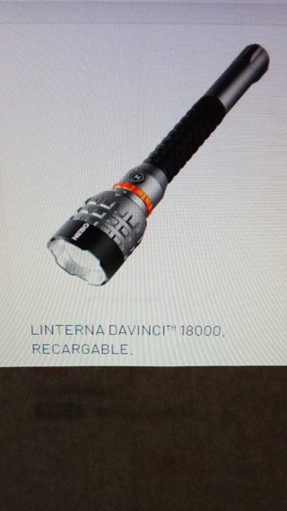 Linterna Davinci 18000