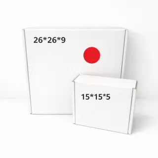 10 Scatole di cartone rigido 26*26*9