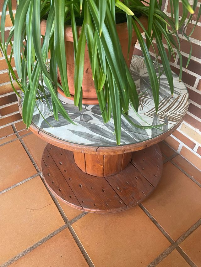 Bobina madera electricidad