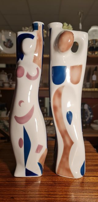 Figuras antropomórficas Hombre y Mujer Sargadelos