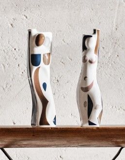 Figuras antropomórficas Hombre y Mujer Sargadelos