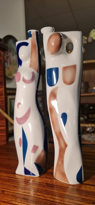 Figuras antropomórficas Hombre y Mujer Sargadelos