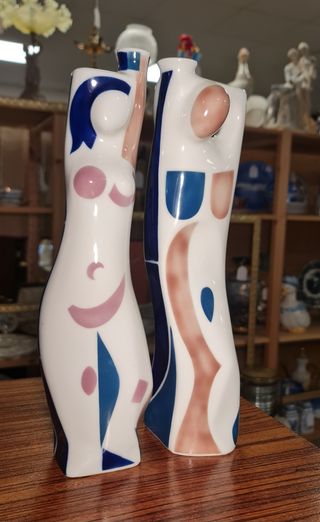 Figuras antropomórficas Hombre y Mujer Sargadelos