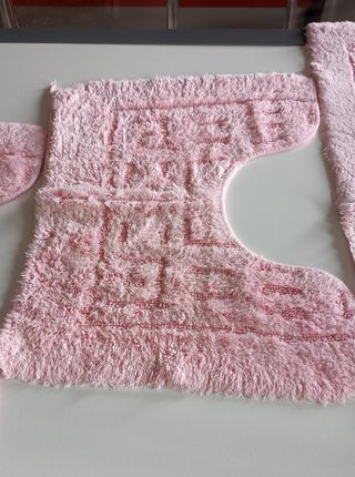 Set 3 tappeti bagno