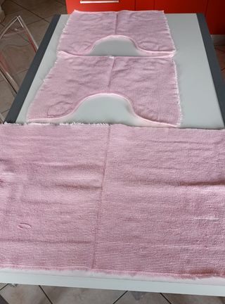 Set 3 tappeti bagno