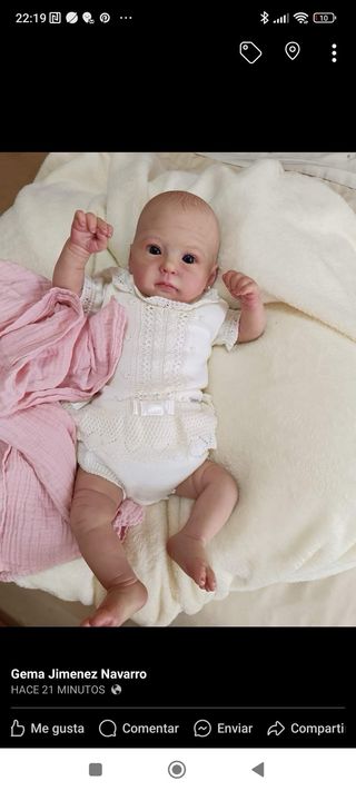 Ranita bebe beige de punto Visi talla 0