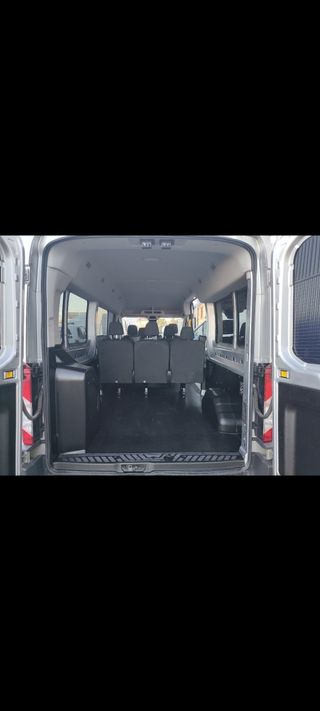 Ford Transit L3 H2 9 PLAZAS MAS CARGA DOBLE CLIMA.