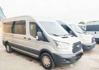 Ford Transit L3 H2 9 PLAZAS MAS CARGA DOBLE CLIMA.