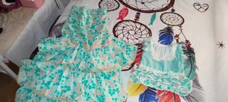 Falda y traje de flamenca mama e hija. 