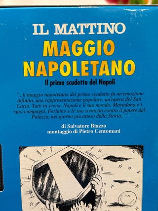 SSC Napoli 4 vhs da collezione (2 scudetti, Coppa)