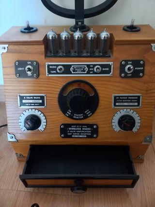 Radio antigua vintage Spirit of St Louis funciona