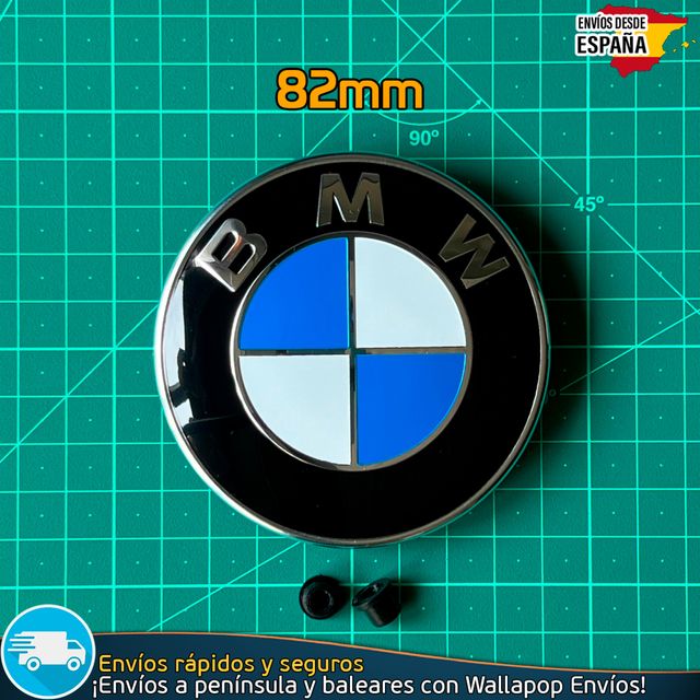 Emblema 82mm BMW 8132375 Logo para Capó o Maletero