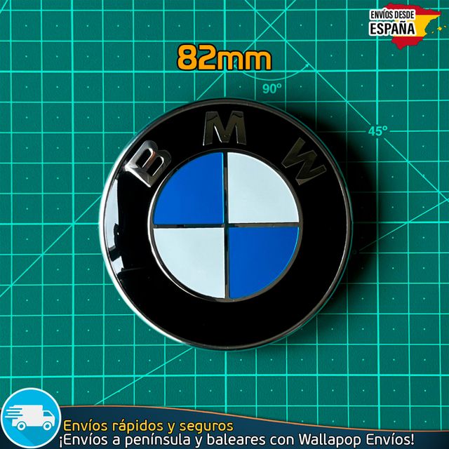 Emblema 82mm BMW 8132375 Logo para Capó o Maletero