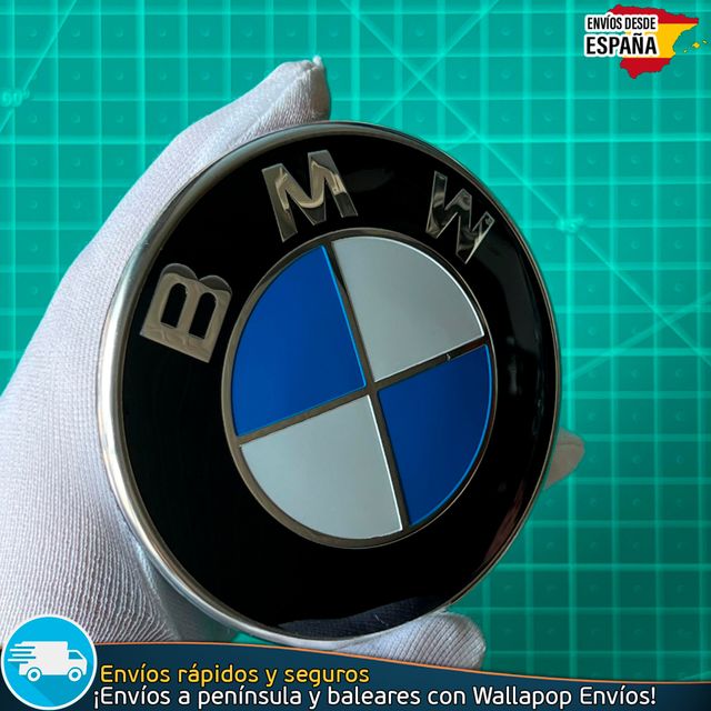 Emblema 82mm BMW 8132375 Logo para Capó o Maletero