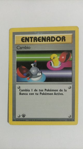 Carta Pokémon 1999 TCG 1° edición VARIOS 6