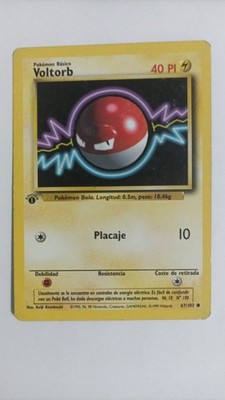 Carta Pokémon 1999 TCG 1° edición VARIOS 6