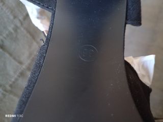 Sandalias tacón negra