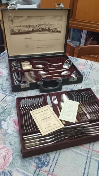 Solingen argenteria posate 24 carati