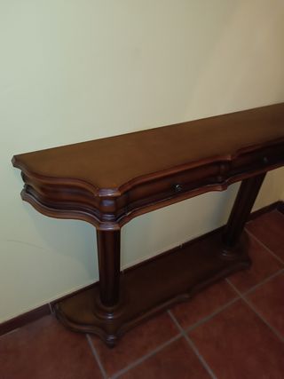 Mueble de entrada con dos cajones