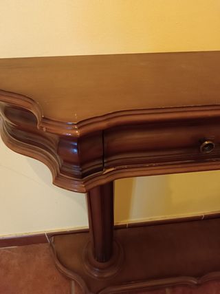 Mueble de entrada con dos cajones