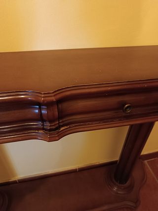 Mueble de entrada con dos cajones