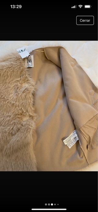 Chaleco pelo Zara L