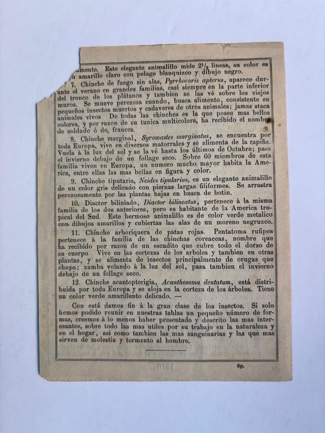 Cromos Historia Natural con Relieve