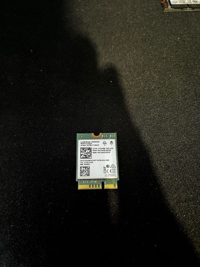 Intel 9560NGW WirelessAC 9560 802.11AC