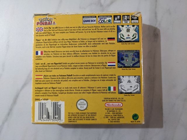 Pokémon Pinball Game Boy Color