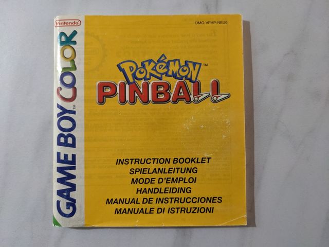 Pokémon Pinball Game Boy Color