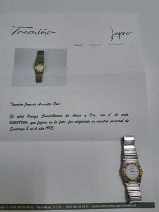 Reloj omega Constellation mujer