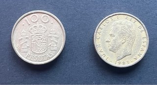 Moneda 100 pesetas 1983