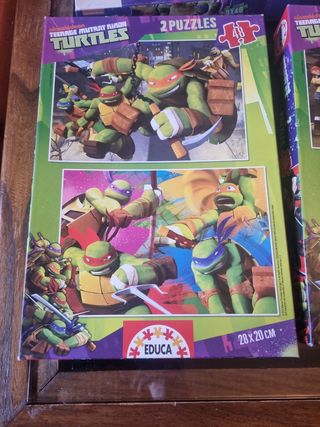 Puzzle infantil tortugas ninja