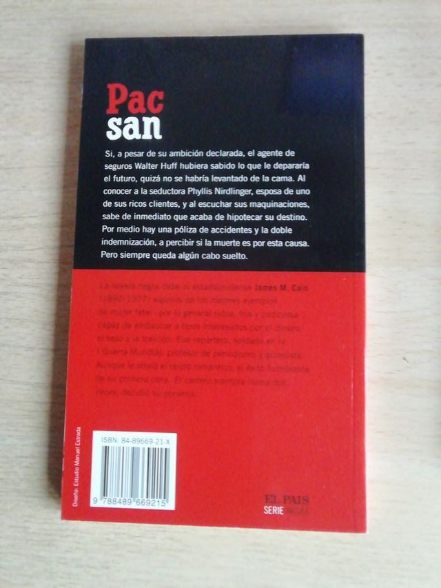 Pacto de sangre [Paperback] [Jan 01, 2004] Cain, James M.