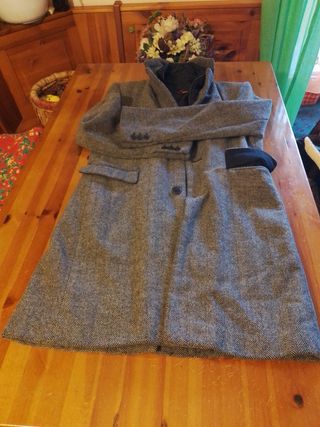 Giaccone uomo" Zara"grigio e nero.